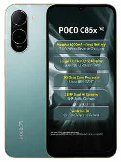 Poco C85x 5G (32 MP Camera, 64 GB Storage) Price and features