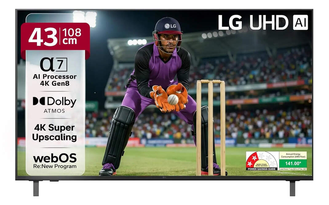 LG 43UA73806LA 43 Inches LED 4K, 3840 x 2160 Pixels TV Online at Best ...