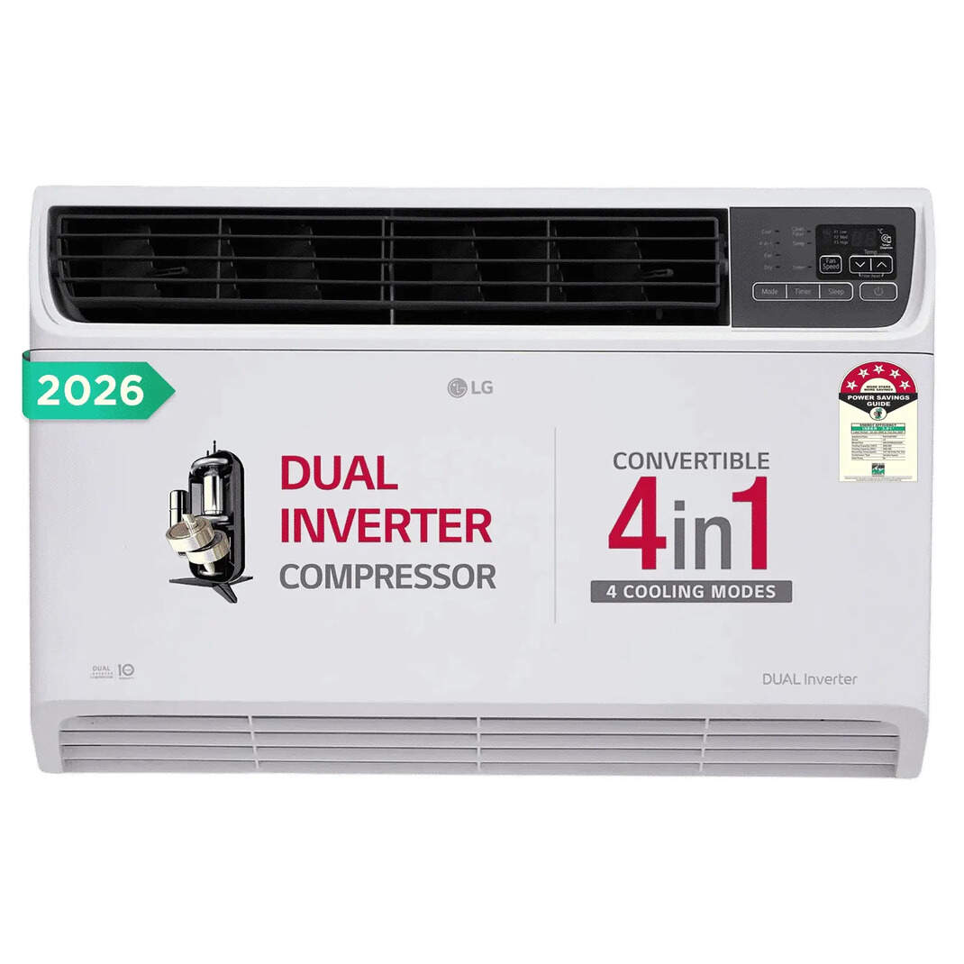 LG AW-Q18WUZA.ASLG White 1.5 Tons 5 Star Dual Inverter Window AC Online ...