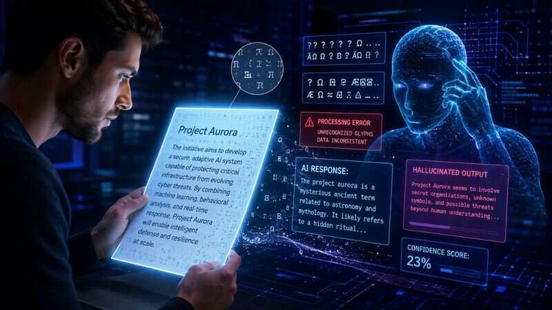 Ghost Font Makes AI Hallucinate While Humans Read It Fine