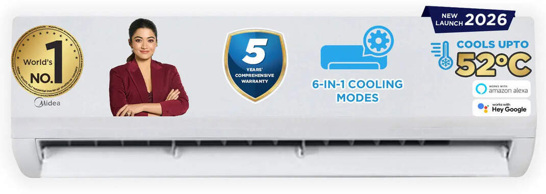 Midea Santis Max DLX Wi-Fi - MAI24SD3R36W0 2 Ton 3 Star Inverter Air ...