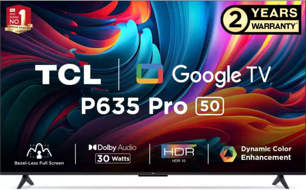 TCL 50P635 Pro 50 inch (127 cm) LED 4K TV Online at Best Prices in ...
