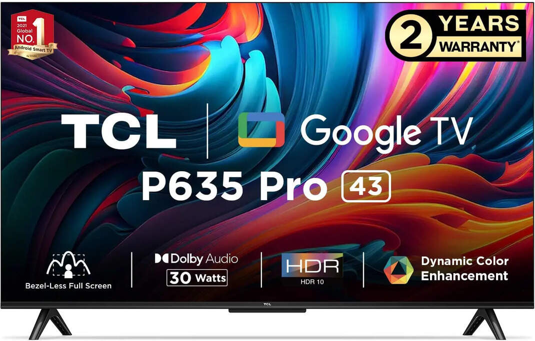 TCL 43P635 Pro 43 inch (109 cm) LED 4K TV Online at Best Prices in