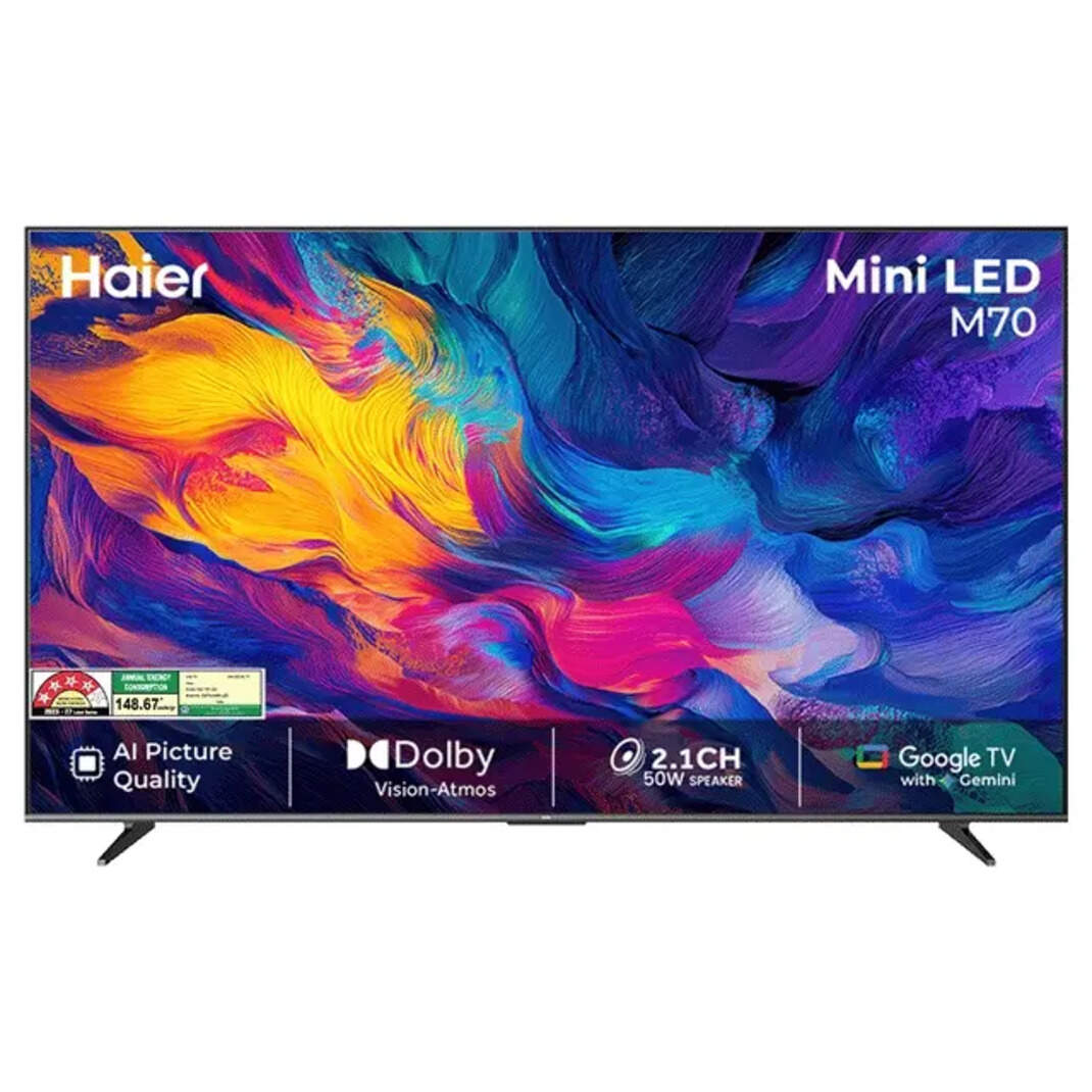 Haier 55M70UHMINI 55 inch Mini LED 4K, 3840 x 2160 pixels Google TV ...