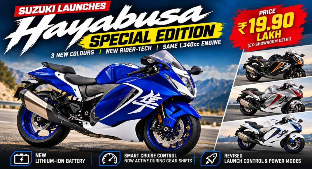 Suzuki Launches Hayabusa Special Edition In India, Adds Three New ...