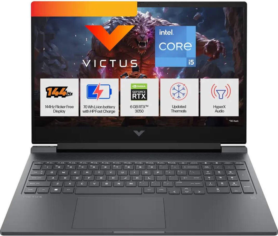 HP 16-r1705TX Laptop Intel Core i5-14450HX/16 GB/512 GB SSD/Windows 11 ...