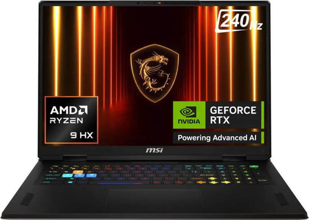 MSI A9WIG-088IN Laptop AMD Ryzen 9 9955HX/32 GB/2 TB SSD/Windows 11 ...