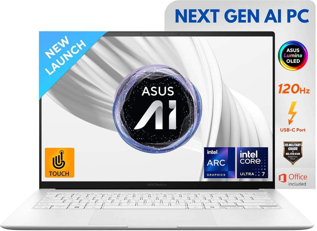 Asus UX5406SA-PZ7762WS Laptop Intel Core Ultra 7 258V/32 GB/1 TB