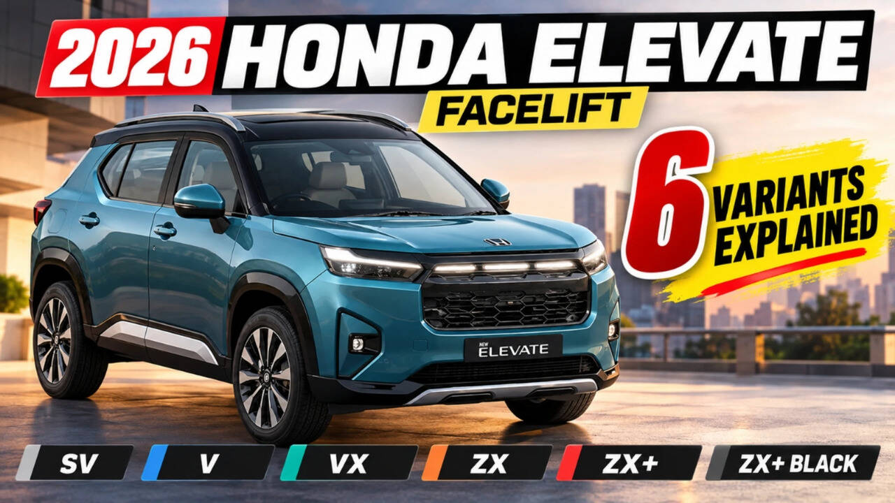 2026 Honda Elevate Facelift Variants Explained: What Each Of The