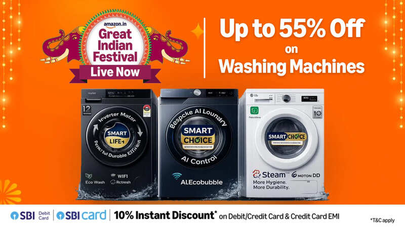 Amazon Great Indian Festival Sale 2026: Best Washing Machine Deals ...
