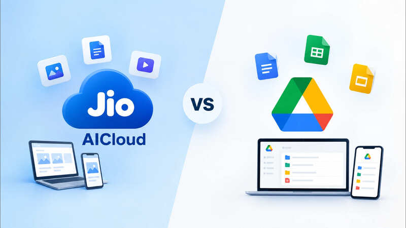 JioAICloud vs Google Drive: Free Storage, Features And Backup Options ...