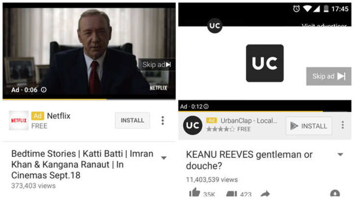 Google Pushing App Install Ads On Youtube Android Ios Apps In India