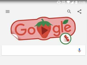 Today's Google Doodle celebrates the Olympics with fruity mini