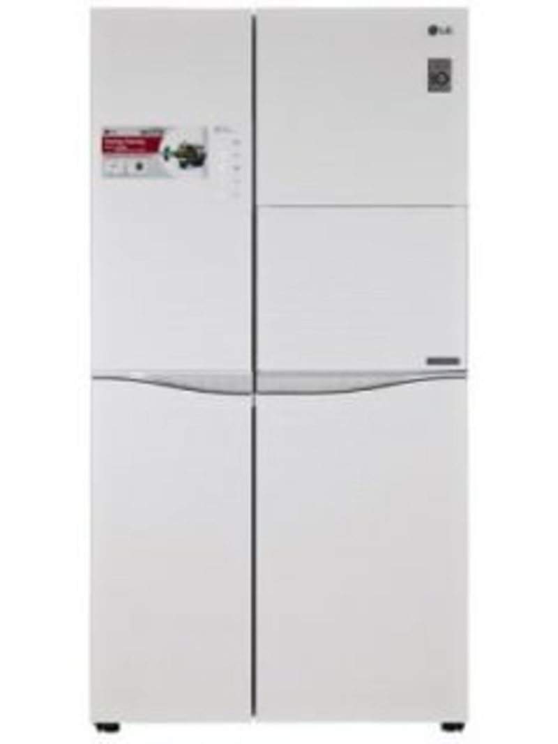 lg 675 litres gc c247uguv side by side refrigerator