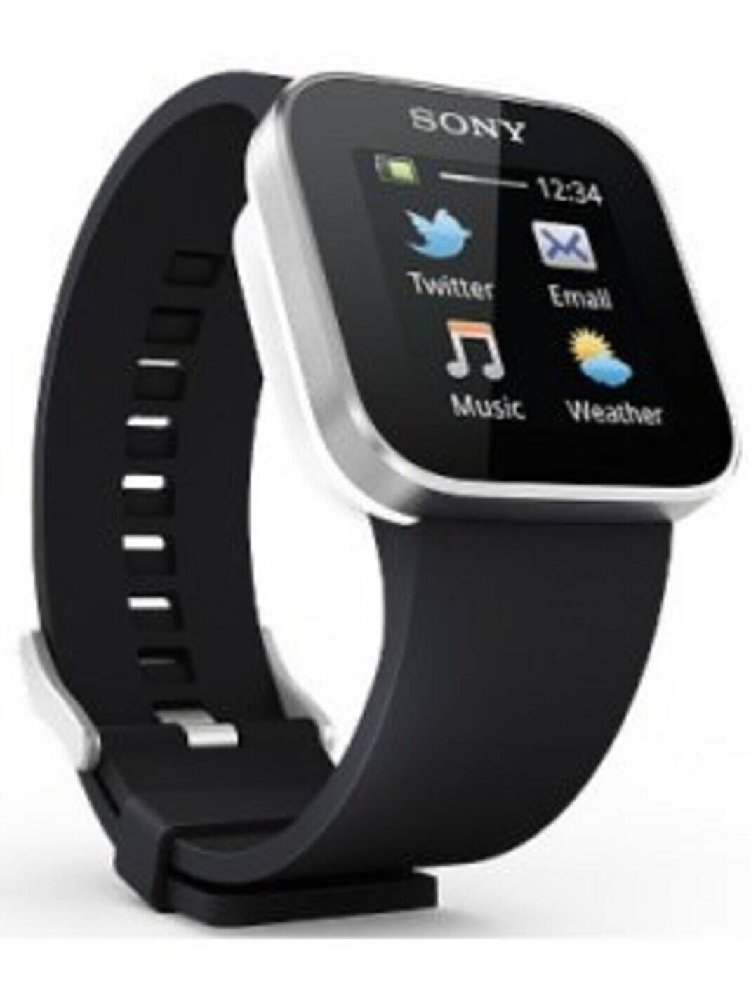 Compare Sony SmartWatch vs boAt Storm Smartwatch (Black Strap, Regular