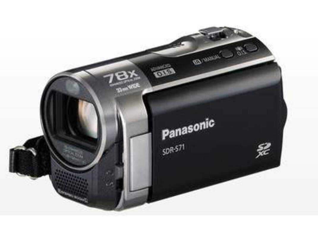 Compare Panasonic SDRS71 Camcorder Camera vs Sony Handycam DCRSX22E