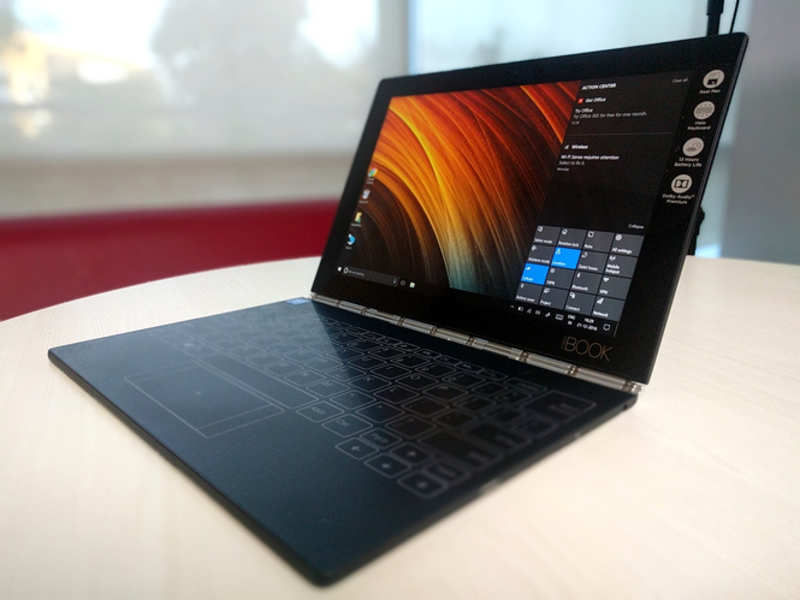 Lenovo yoga book не включается