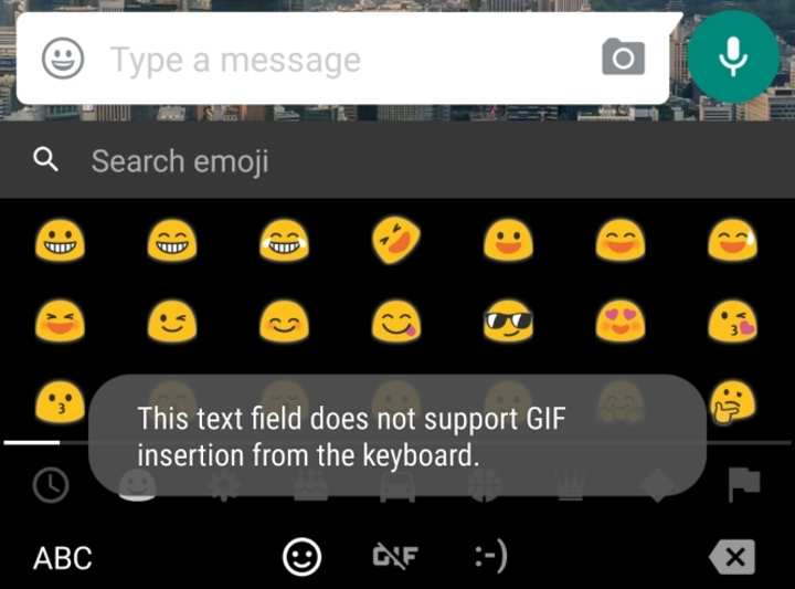 search gifs on facebook messenger
