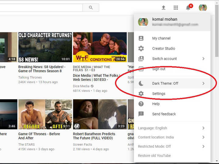 Youtube Dark Theme How To Change Youtube S White Background