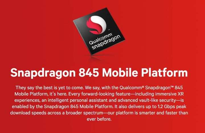 Comparison: Snapdragon 845 vs Snapdragon 835