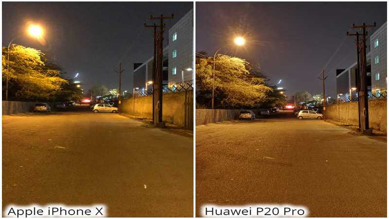 Fjerde Vedhæft til mulighed Camera comparison: World's first triple rear camera phone Huawei P20 Pro vs  Apple iPhone X | Gadgets Now