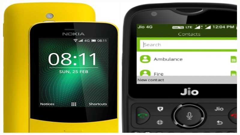 nokia 8110 4g support jio sim