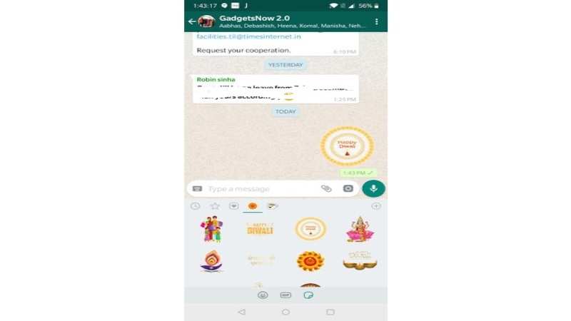 Here is how to get WhatsApp Diwali stickers: Step by step guide