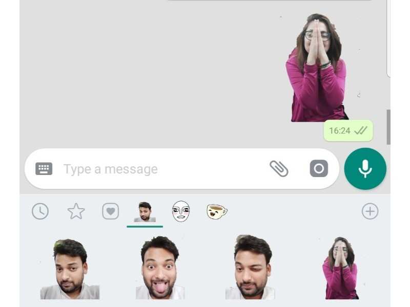 Create whatsapp outlet stickers