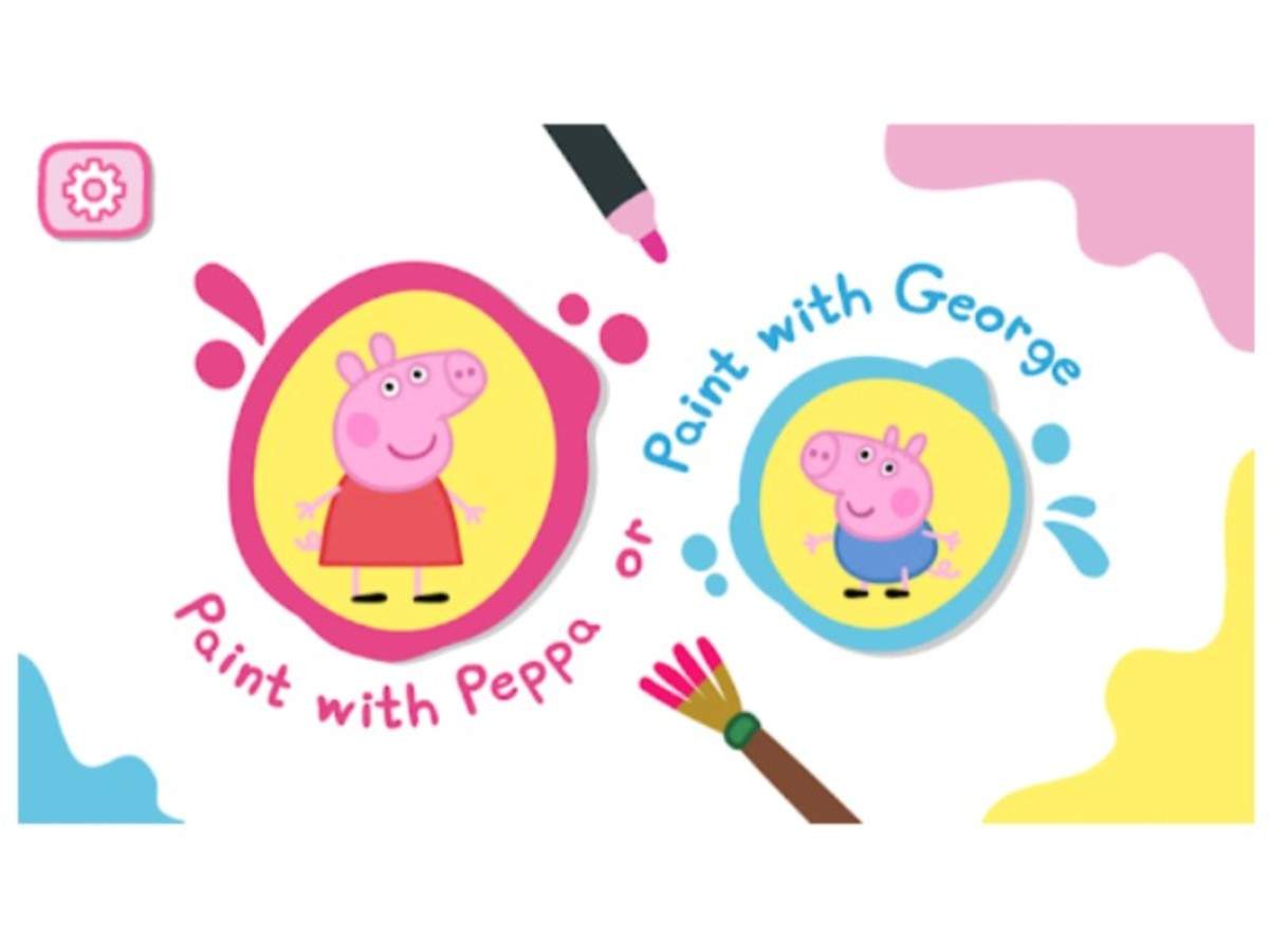 Peppa Pig Peppa's Paintbox: Paint With Peppa Kids Painting Drawing Game ...