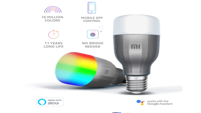 mi led smart bulb google home