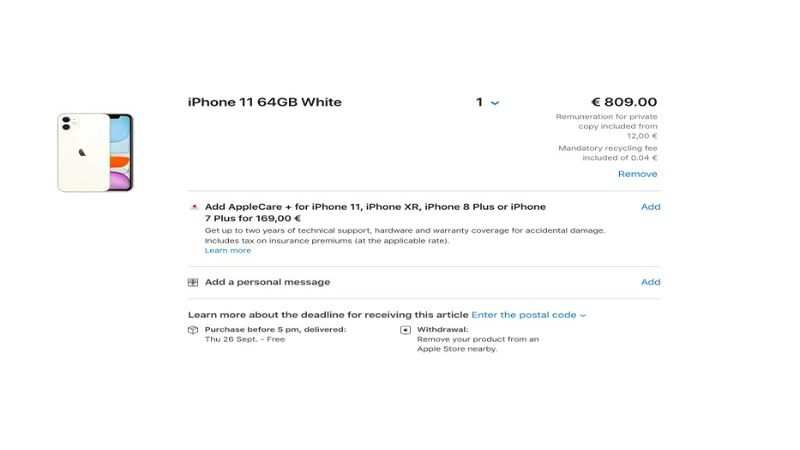 how to buy applecare after iphone purchase