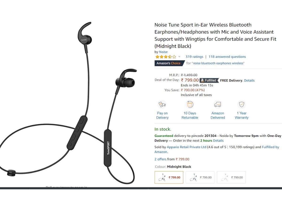 noise tune sport bluetooth
