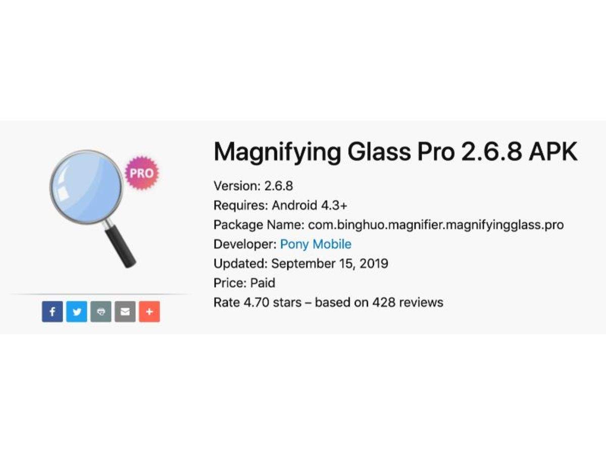 Magnifier Pro Magnifying Glass - Apps on Google Play