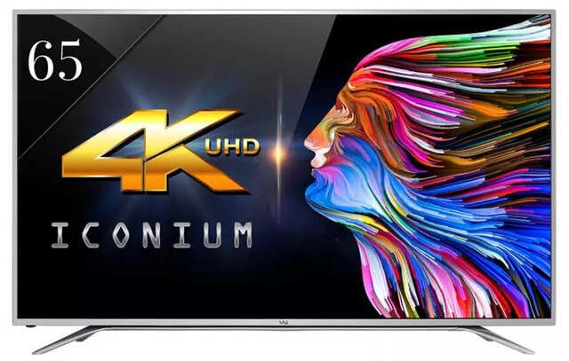 Vu 163 Cm 65 Inch 4k Ultra Hd Smart Led Tv At Best S In India 27th Aug 2021 Gadgets Now Vu 163 Cm 65 Inch 4k Ultra Hd, How To Screen Mirror Iphone Vu Smart Tv