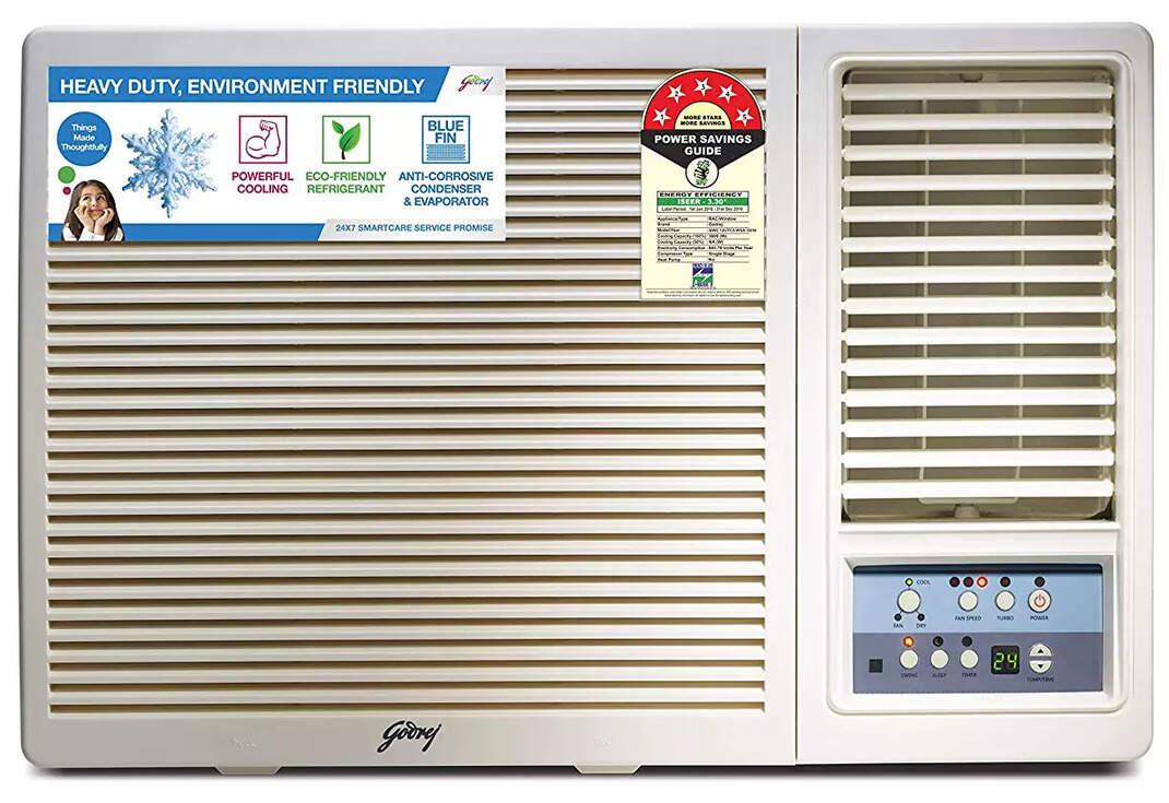 Godrej 1 Ton 5 Star Window AC (Copper, AC 1T GWC 12UTC5-WSA Window 5S ...