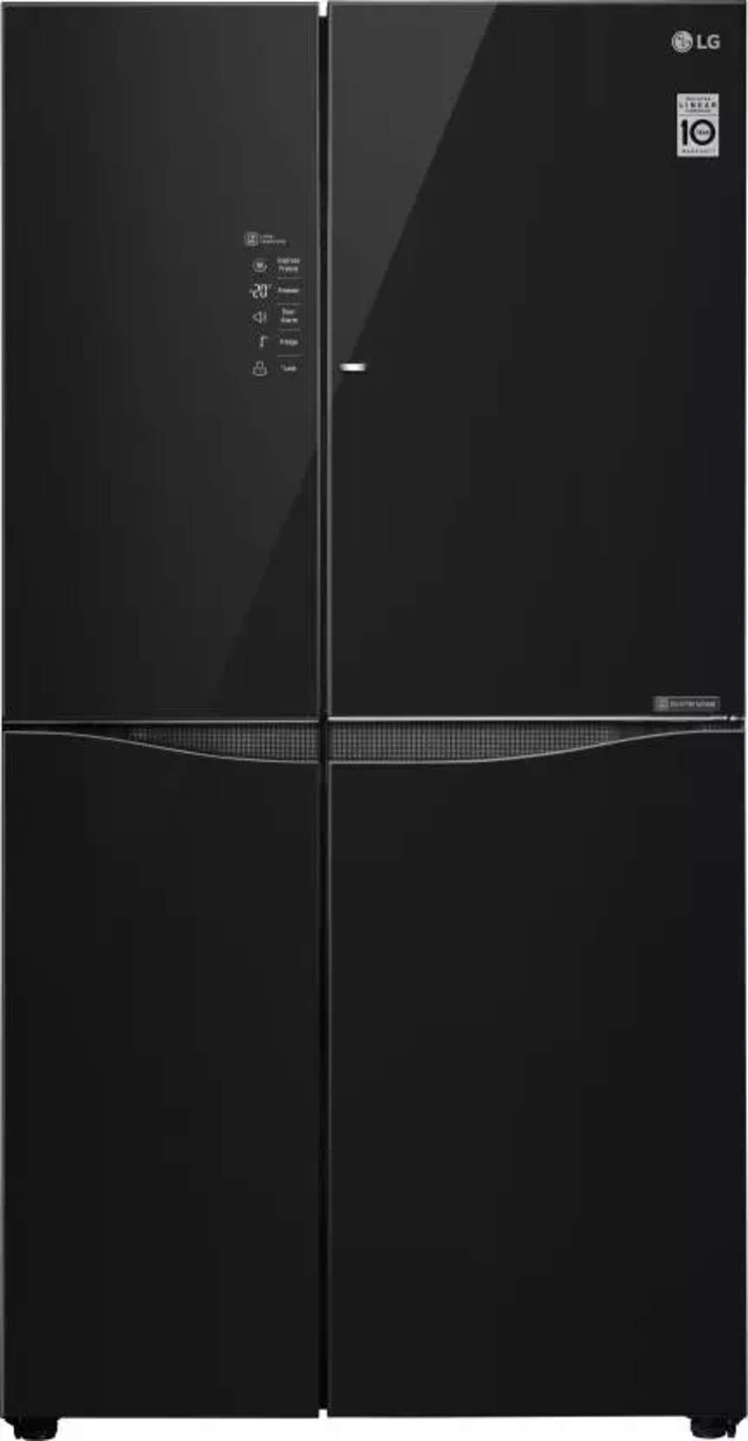 Compare LG 679 L 3 Star Frost Free GC-M247UGBM (Black Glass) vs LG GC