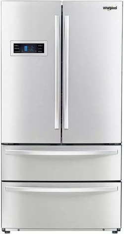 Whirlpool 570 L Silver, 702 FDBM Frost Free French Door Bottom Mount Refrigerator