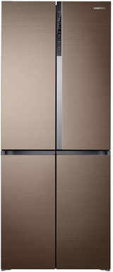 Samsung 594 L Inverter Frost Free Side-by-Side Refrigerator (RF50K5910DP/TL, Refined Bronze)