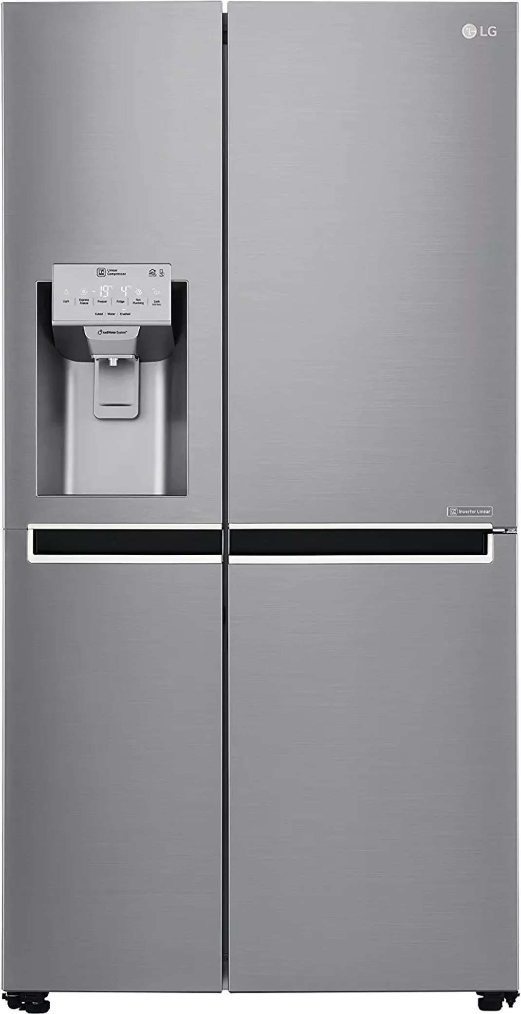 Compare LG 668 L Frost-Free Side-by-Side Refrigerator (GC-L247CLAV ...