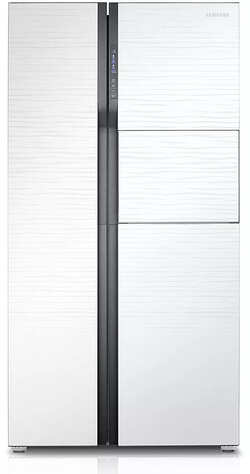 Samsung 591 L In Frost Free Double Door Refrigerator Rs554nrua1j Shinny River Pattern Price Full Specifications Features 14th Oct 22 At Gadgets Now