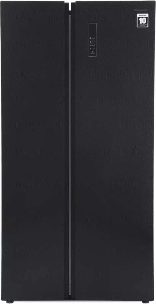 Panasonic 584 L Black Glass Door, NRBS60GKX1 Frost Free Side by Side