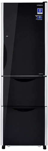Hitachi 404 L Frost-Free Multi-Door Refrigerator (R-SG38FPND, Glass Black, Inverter Compressor)