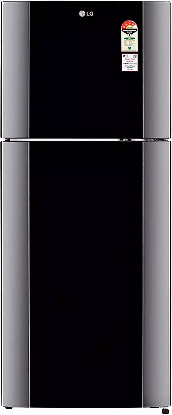 Lg L Star Frost Free Double Door Refrigerator Gl I Tdbl Diamond Black Inverter