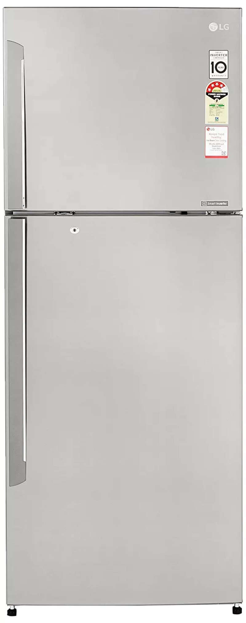 lg 420 l frost free double door refrigerator