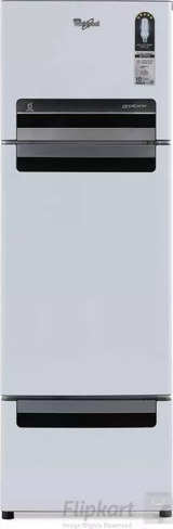 Whirlpool 260 L Frost Free Triple Door Refrigerator (Mirror White, FP283D Protton Roy)