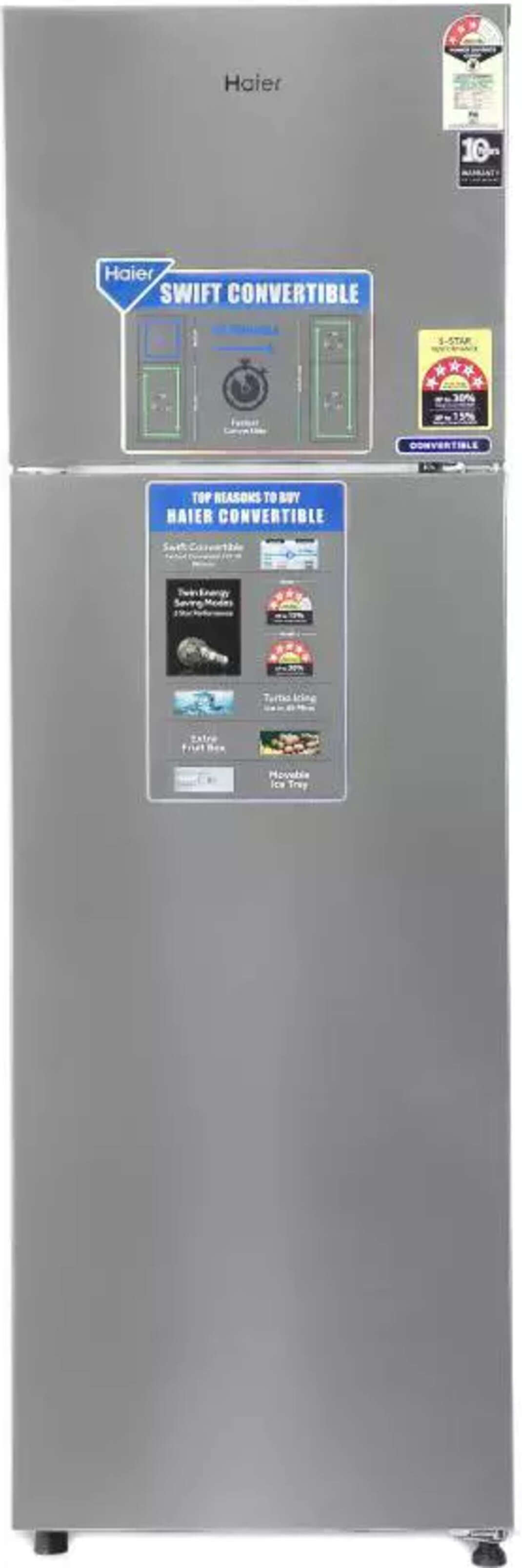 haier 278 ltr refrigerator 3 star