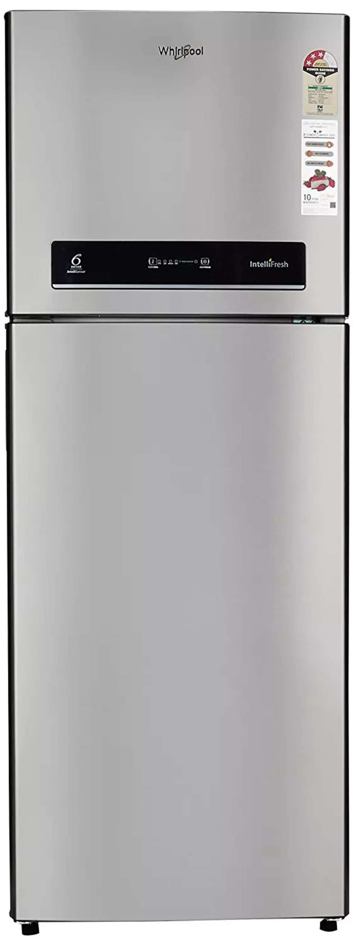 whirlpool refrigerator double door 340 ltr 3 star