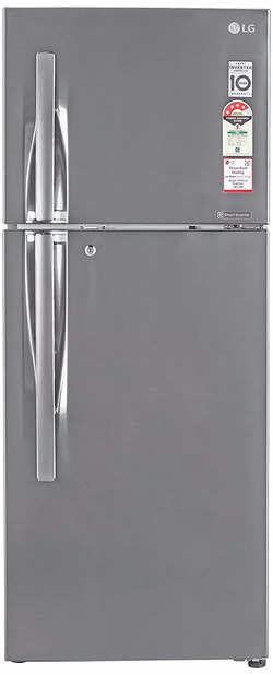 LG 260 L 4 Star Frost-Free Double Door Refrigerator GL-I292RPZL (Shiny Steel)