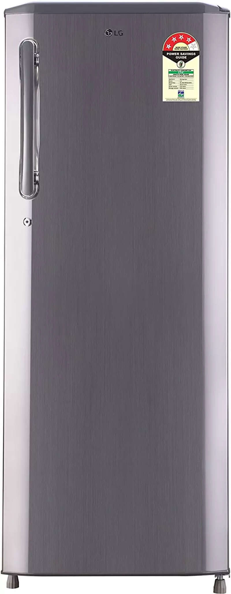 LG 270 L 4 Star DirectCool Single Door Refrigerator (GLB281BPZX
