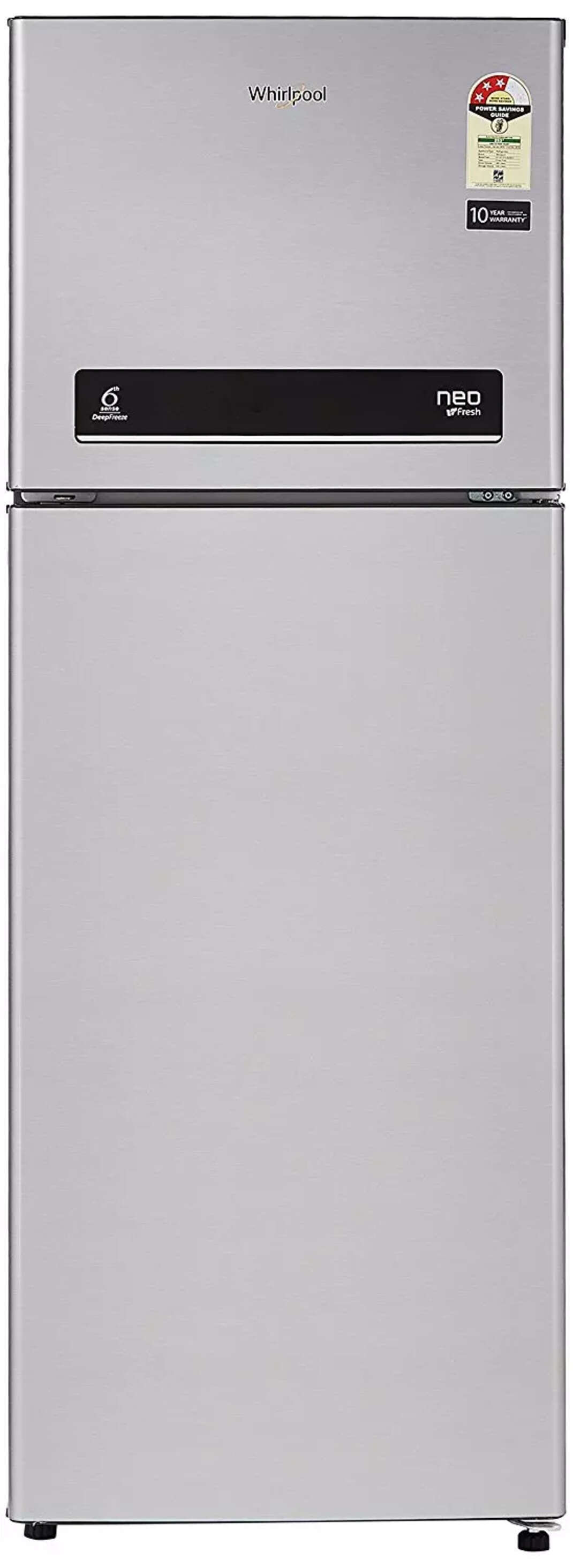 Compare Whirlpool 265 L 3 Star FrostFree DoubleDoor Refrigerator (Neo